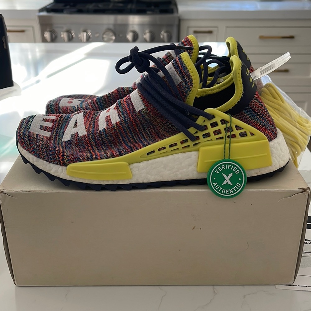 Brand new human race NMD Multi Color